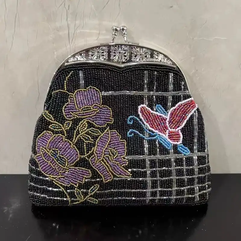  metal clasp purse frame with handle