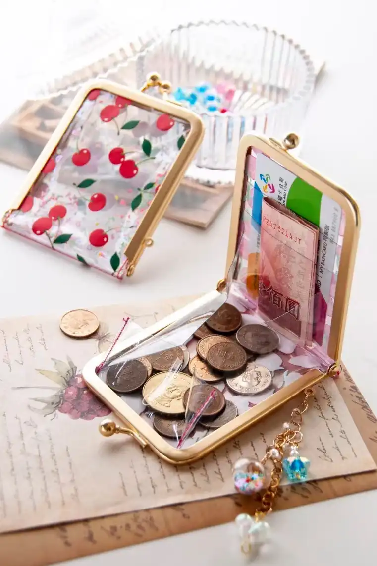 clutch purse metal frame