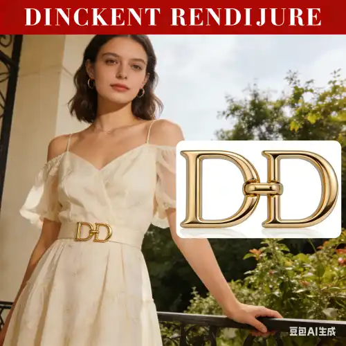 Metal D ring alloy buckles 