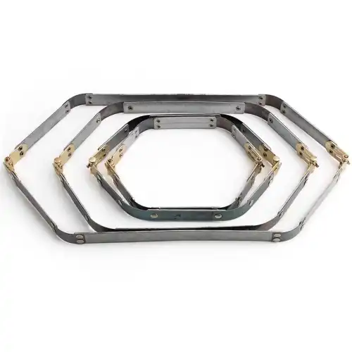 hexagonal shaped metal internal flex frame hexagonal shaped metal internal flex frame