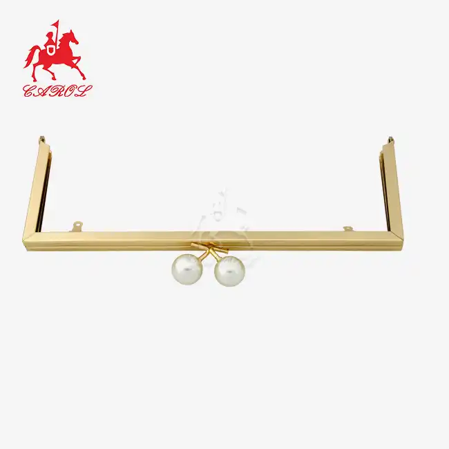 Rectangular Pearl Kiss Lock Purse Bag Frame 0015C Rectangular Pearl Kiss Lock Purse Bag Frame 0015C