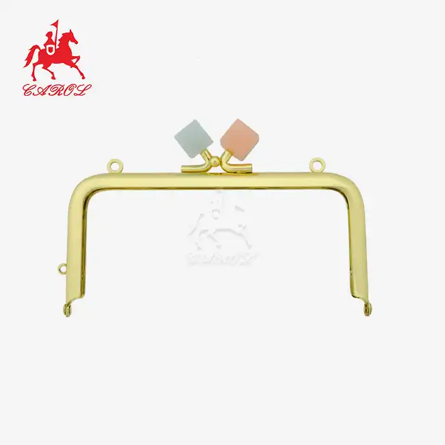 Square Metal Purse Frame 0031A Square Metal Purse Frame 0031A