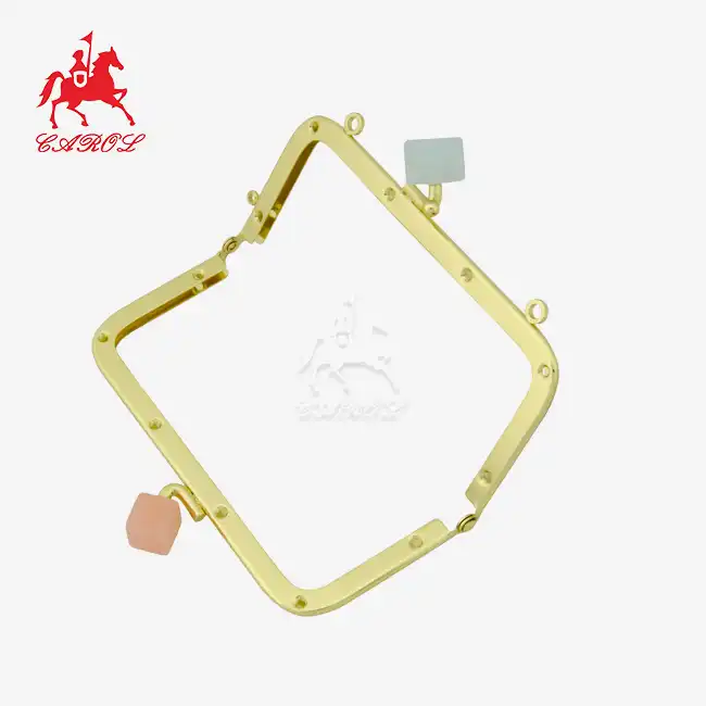 Square Metal Purse Frame 0031E Square Metal Purse Frame 0031E