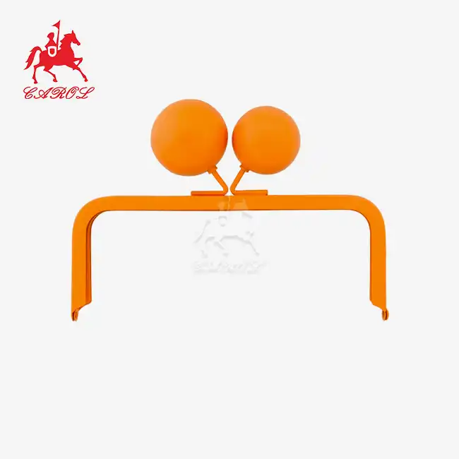 Zinc Alloy Big Ball Lock Purse Frames 004D