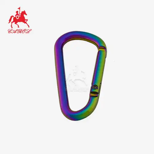 D-shaped Carabiner Hook Outdoor Climbing Key Chain 1