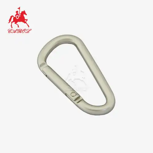 D-shaped Carabiner Hook Outdoor Climbing Key Chain 4