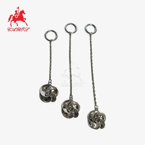 Rose Metal Chain With O Spring Ring