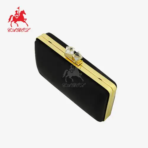 Box Purse Frame Clutch 1