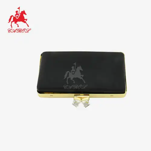 Box Purse Frame Clutch 2