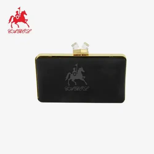 Box Purse Frame Clutch 3