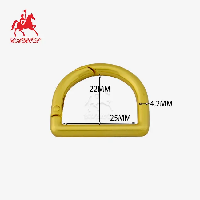 D-shaped Spring Ring Clasp D-shaped Spring Ring Clasp