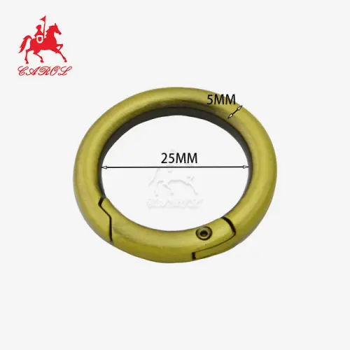 25mm Metal Spring Gate Open O Ring 25mm Metal Spring Gate Open O Ring