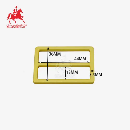 2Inch Outer Width Flat Metal Rectangular Adjuster 1