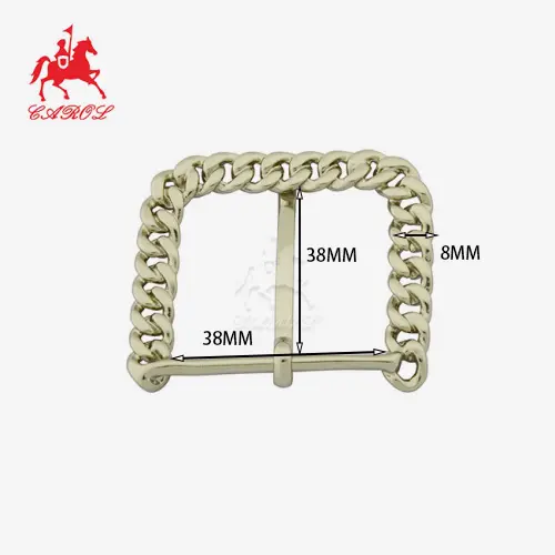 Adjustable Rectangular Brass Buckle A