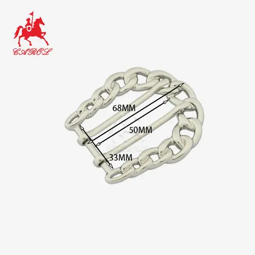 Two Pins Alloy Belt Buckle B