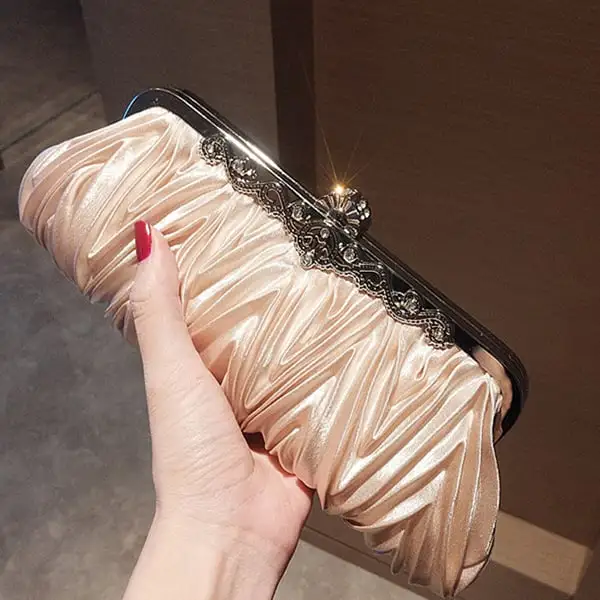 clutch purse metal frame 