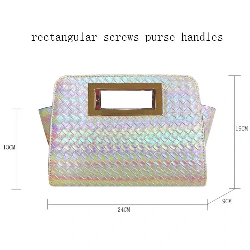 rectangular screws purse handles