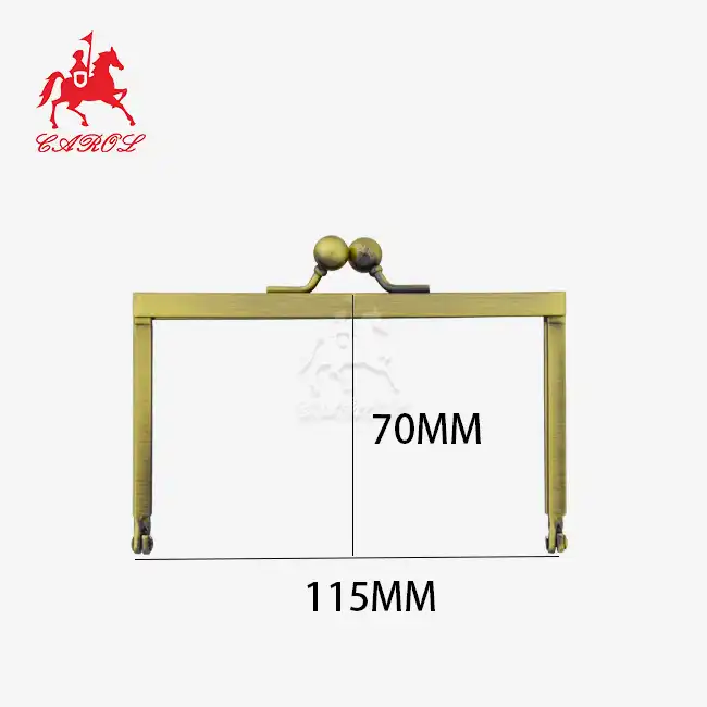  rectangular metal wallet frames