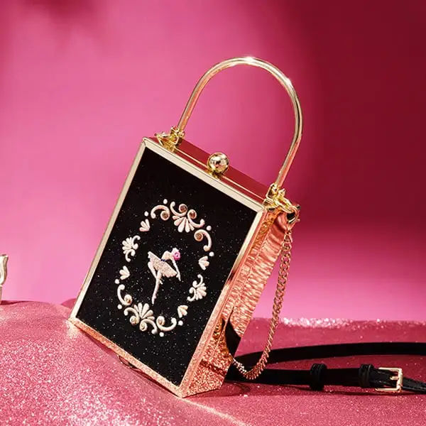 Clutch bag metal frames