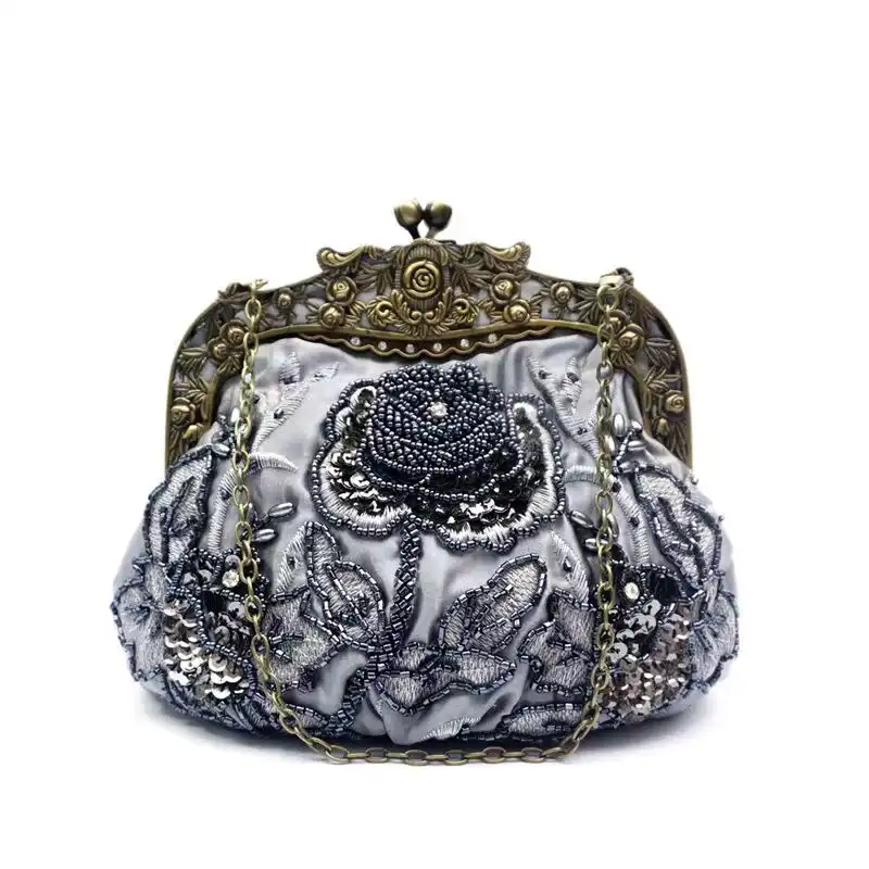 Clutch bag metal frames