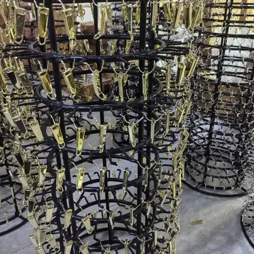 Metal zipper pullers Metal zipper pullers