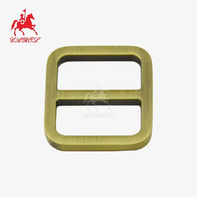 Flat Adjuster Buckle For Bag Straps