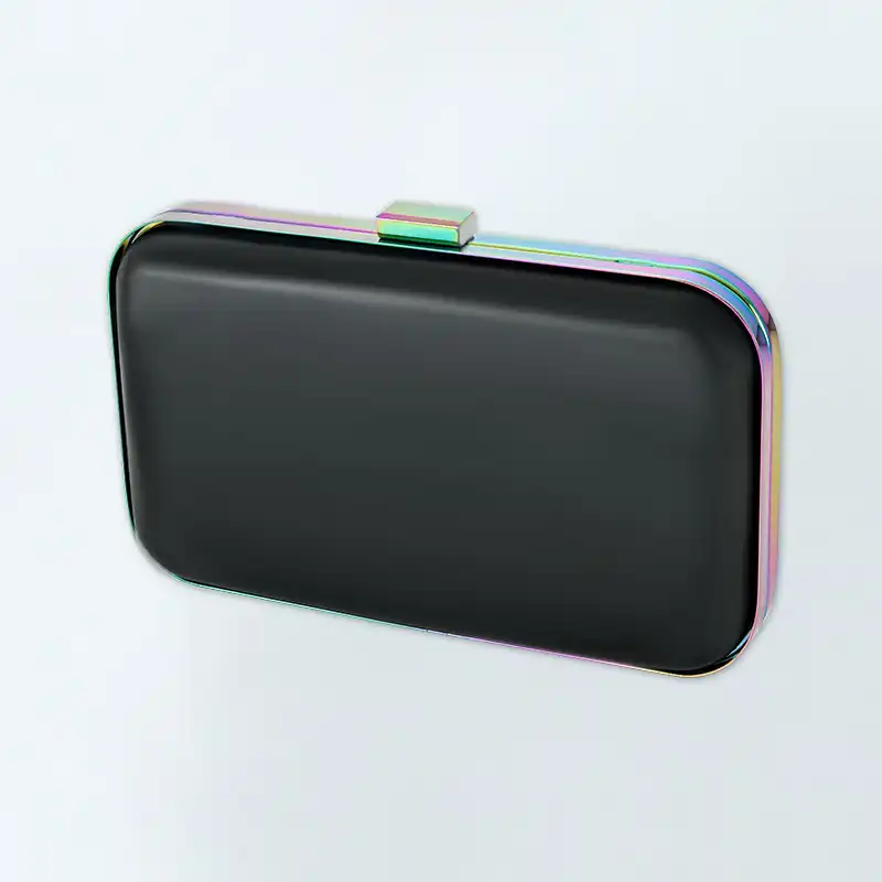What is a square rounded corner box purse frame?