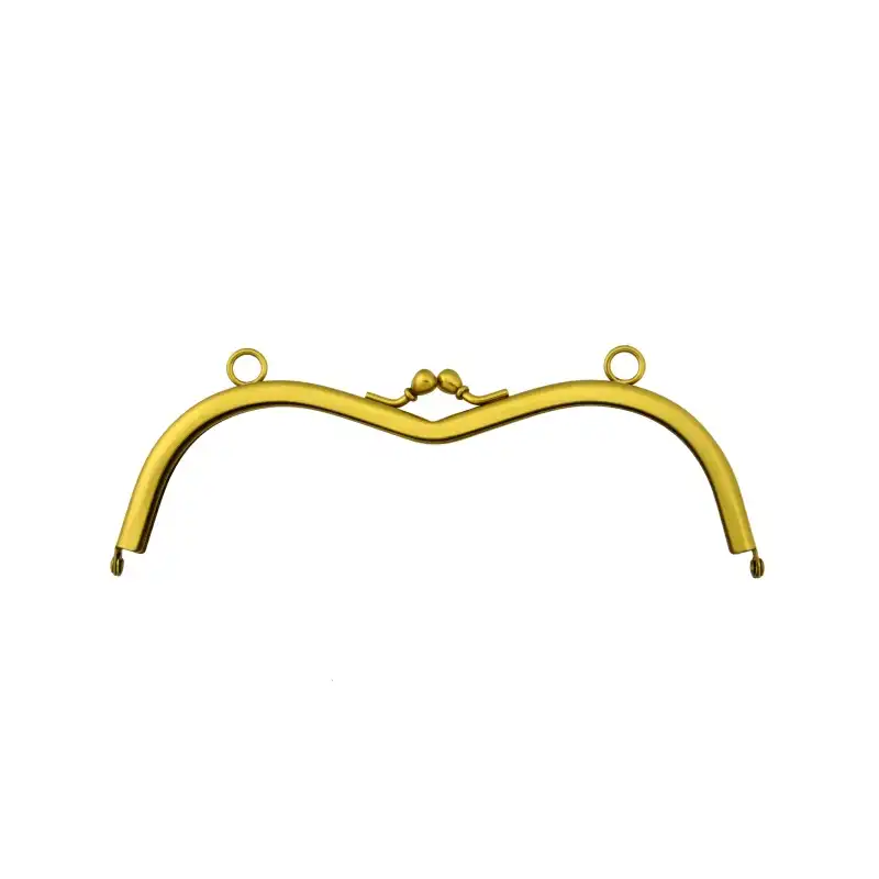 How to install an m shaped purse frame on a fabric bag?