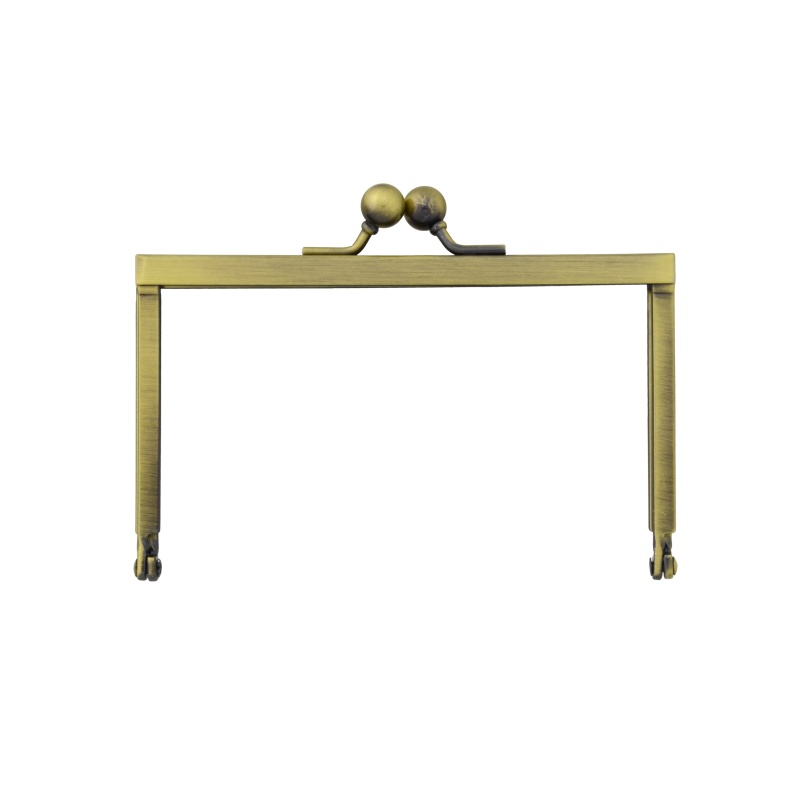 Rectangular Metal Wallet Frames with Locking Mechanism