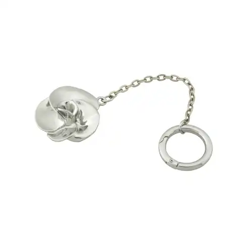 What are some popular styles of rose metal spring ring chains?