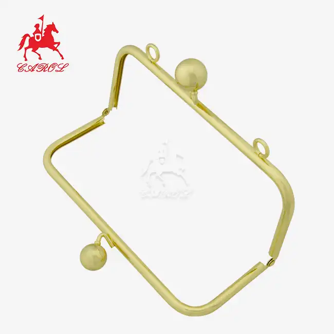 What is the metal purse bag frame structure?