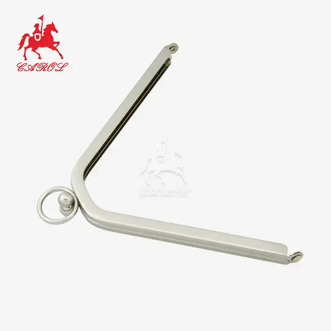 Why is the corner of the triangle clutch purse metal frame the most crucial?